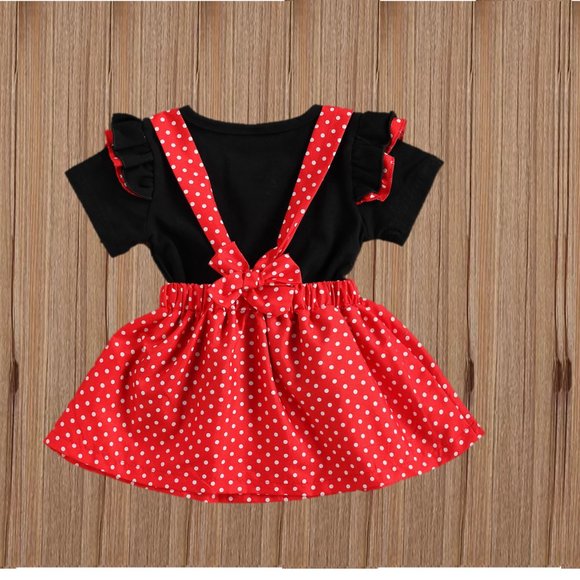 Sesame Street Outfit Girl Top Suspenders Elmo Skirt Cookie Dress Birthday Smash - Picture 6 of 6